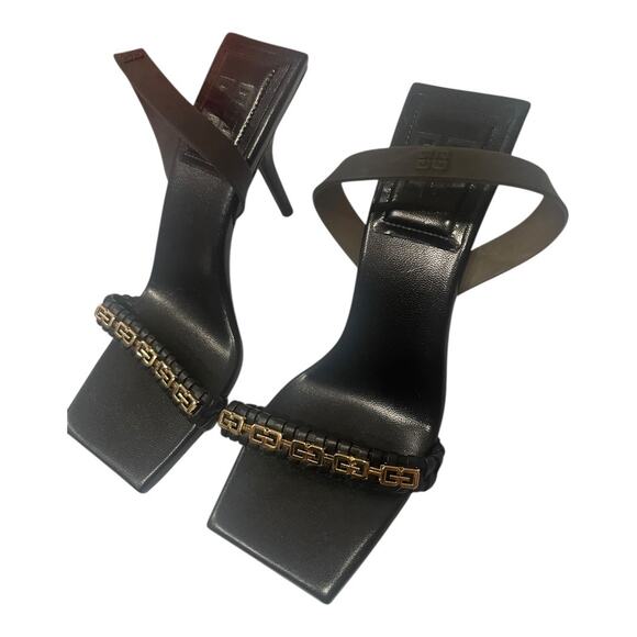 Givenchy G Sandals Square Toe Stiletto Heels Party Formal Mismatched Size 6/7 - Picture 7 of 11